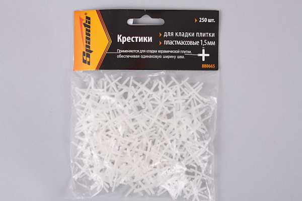 Крестики для плитки 1,5мм (250шт/уп) 880665