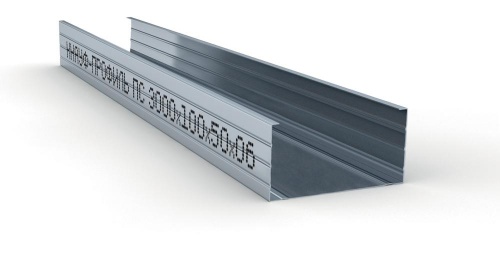 Профиль 100х50 3м стоечный (потолочный)