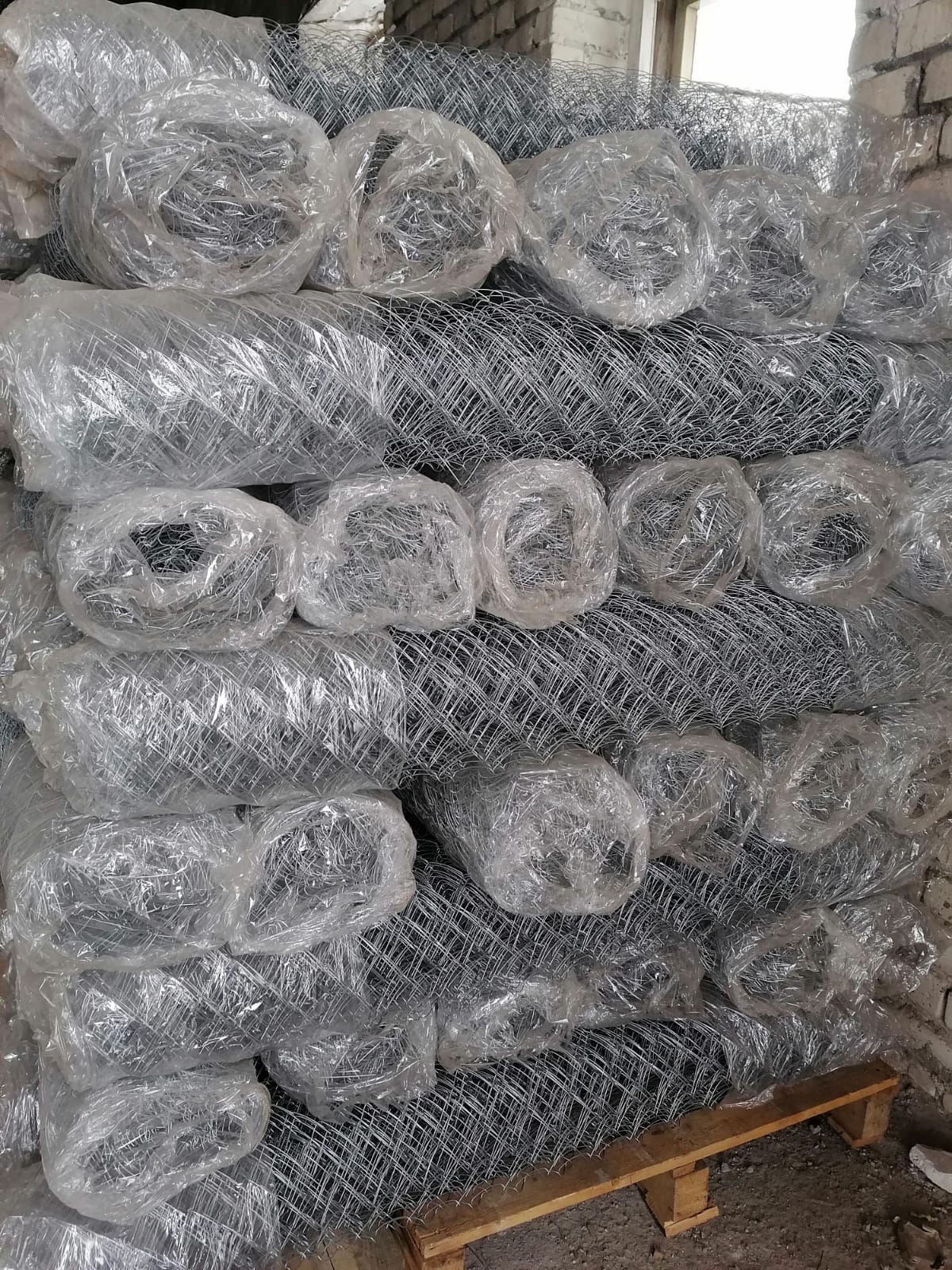 Сетка рабица 50х50мм*1,5мм (высота1,50м х длина10м) оцинкованная