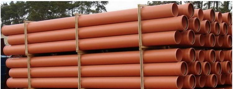 Труба РР 110х3000мм рыжая