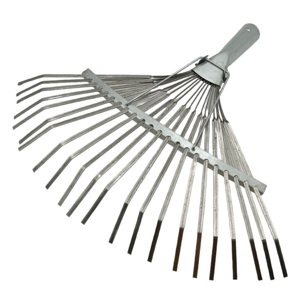 Грабли веерные пластинчатые 20 зубов оцинкованные