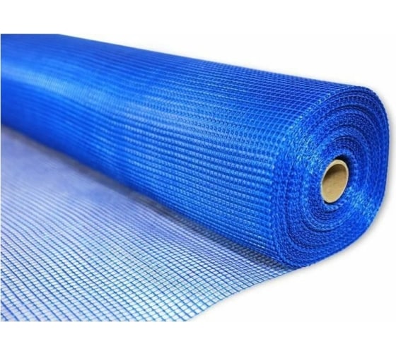 Стеклосетка фасадная стеклотканевая 160г/м2 (5х5) 1,0х50м XGLASS синяя