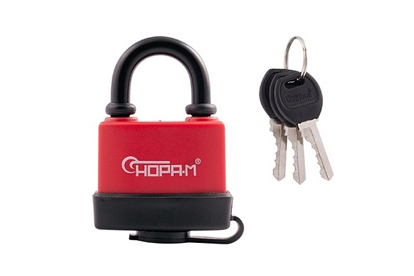 Замок навесной ЗНВ-700-50 (58мм) 3 ключа всепогодный Нора-М (205)