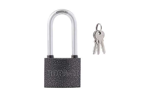 Замок навесной ЗН-212дд-60 (60мм) 3 ключа длинная дужка Нора-М (550)