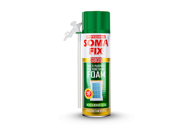 Пена монтажная Сома Фикс (Soma Fix) 500мл всесезонная ручная S805 - фото 1