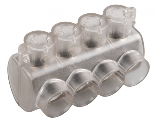 Клеммная колодка для сетей уличного освещения КСУ-2 (КЕ10.3) 6х(10-35AL/1,5-25 Cu) TDM (0581-0002)