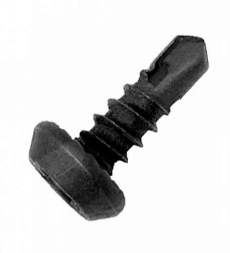 Саморез 3,5х11 полуцилиндр Ph2 оксид сверло (клопы) черные