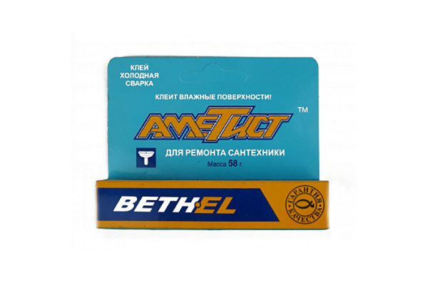 Холодная сварка 30г для сантехники АМЕТИСТ