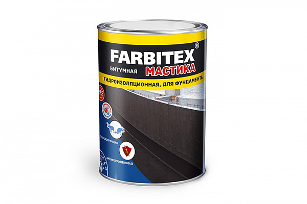 Мастика битумная гидроизоляционная Фарбитекс 4кг