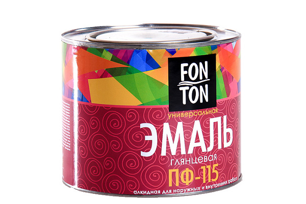 ПФ-115 Эмаль белая 1,8кг FonTon
