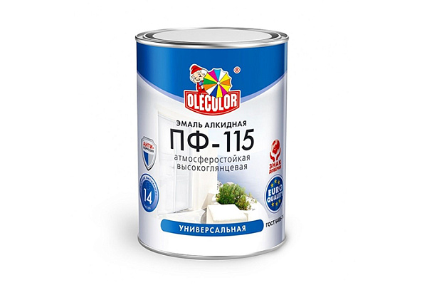 ПФ-115 Эмаль белая 0,8кг Олеколор (Olecolor)