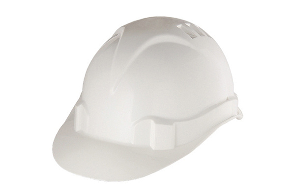 Каска защитная из ударопрочной пласт. (белая) (89114)