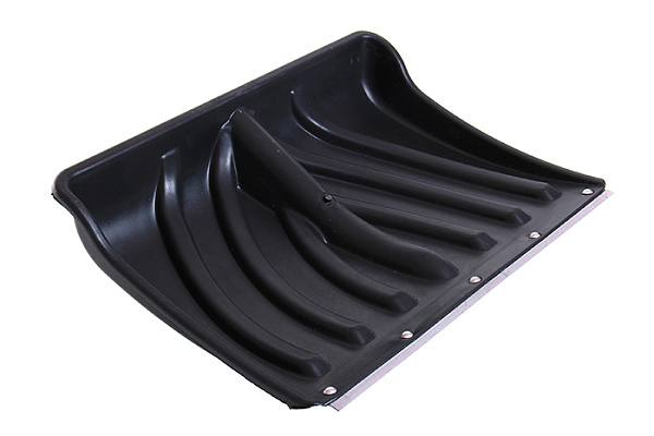 Лопата снеговая пласт. Крепышок (ковш) 465х340мм пластмас. с оцинкован. пл.