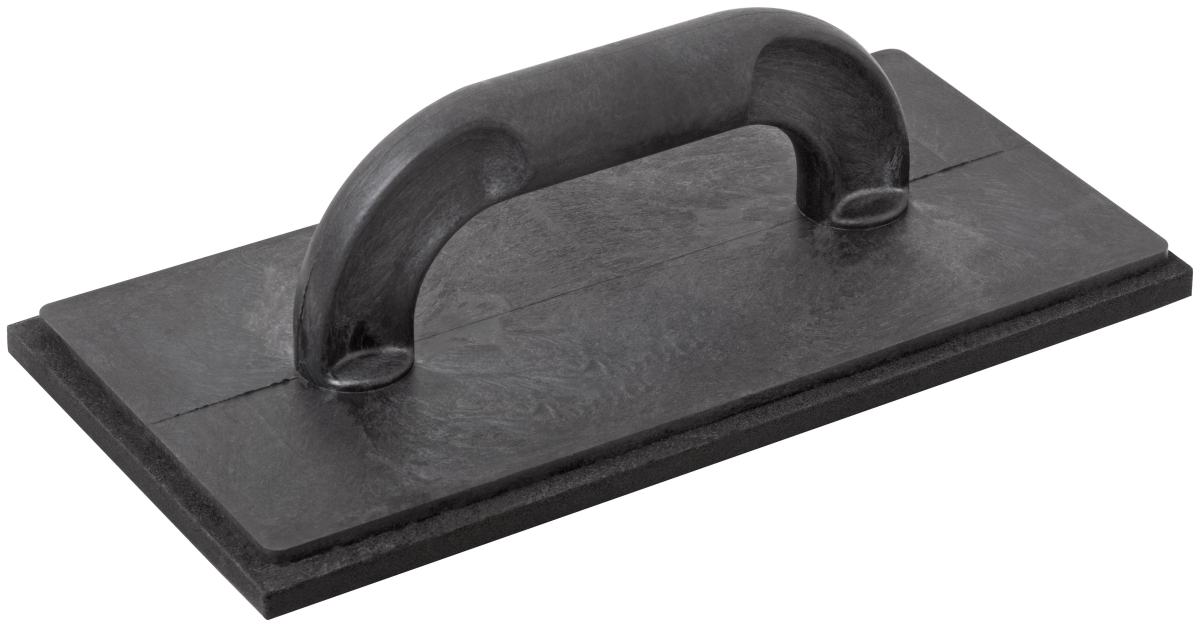 Терка пластмассовая 140х280 резиновое покрытие 8мм (05285М)