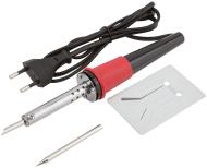 Паяльник 220В 40Вт пласт. ручка доп-но подставка для паяльника и 2 сменных жала d=4мм b d=8мм 60481