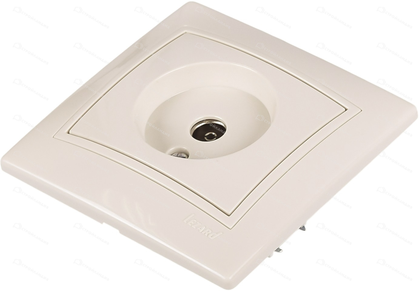 Розетка TV euro Lezard MIRA кремовая 701-0303-137