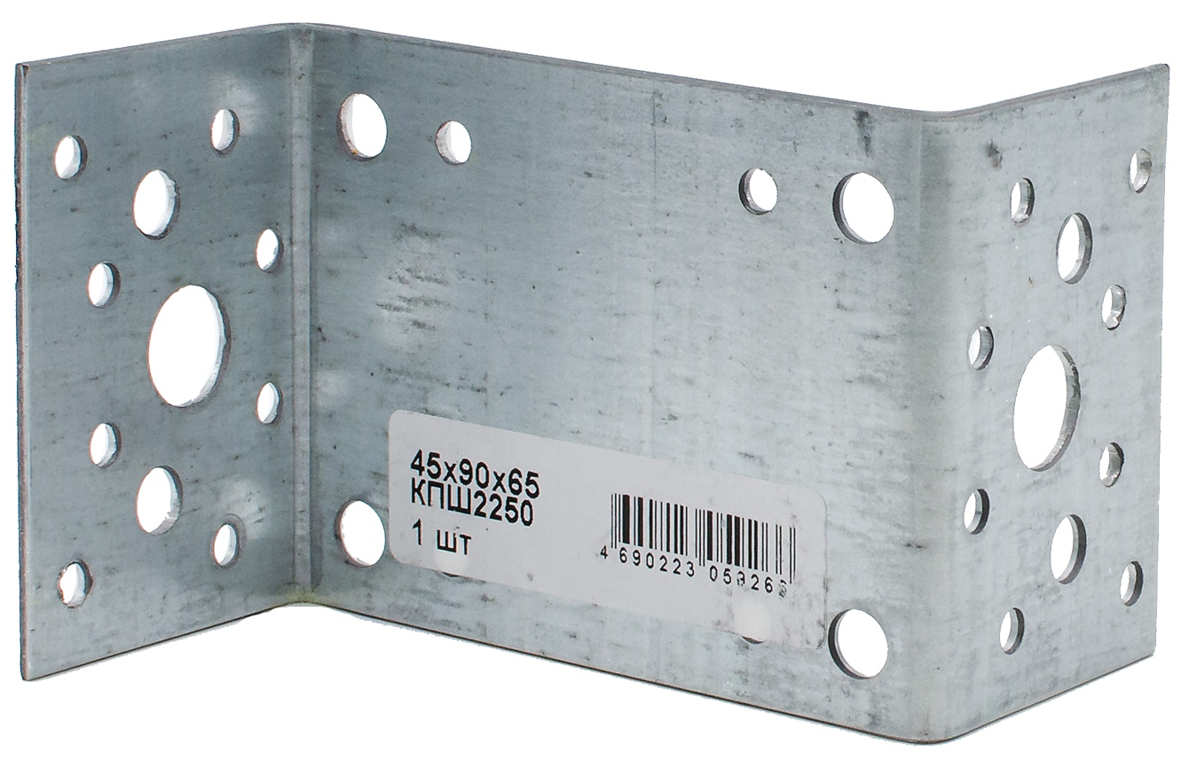 Уголок крепежный Z-образный 45х90х65