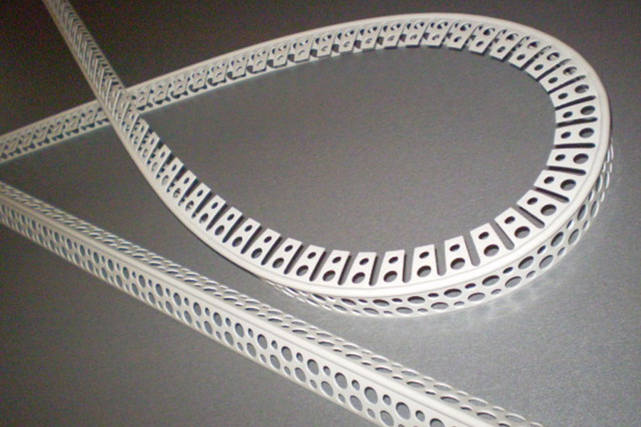 Уголок ПВХ арочный перфорированный 25х25мм 3м