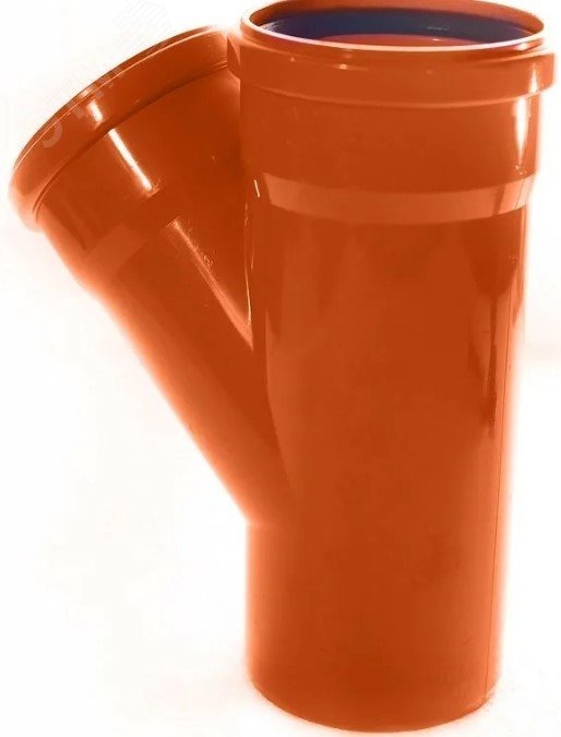 Тройник РР 110х110х110мм/45 рыжий