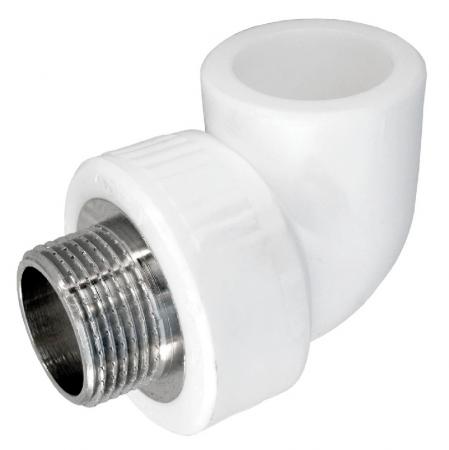 Угольник PPR комбинированный 20x1/2''/90 НР PA27008Б