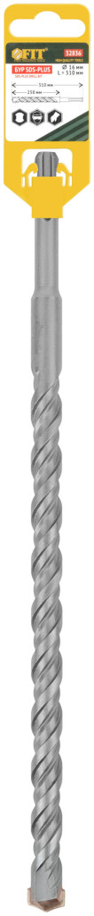 Бур SDS Plus 16х310х250 по бетону Профи, W-образная вставка, двойная спираль 32836