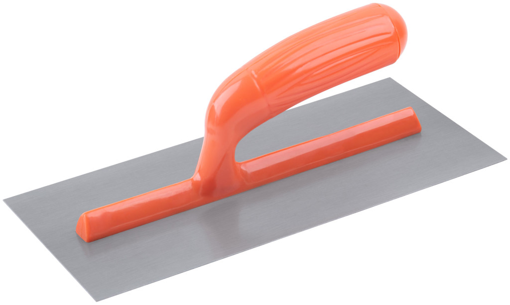 Гладилка плоская 280х130мм стальная с пластиковой ручкой