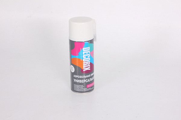 Эмаль белая матовая DECORIX 520мл 0101-24-DX