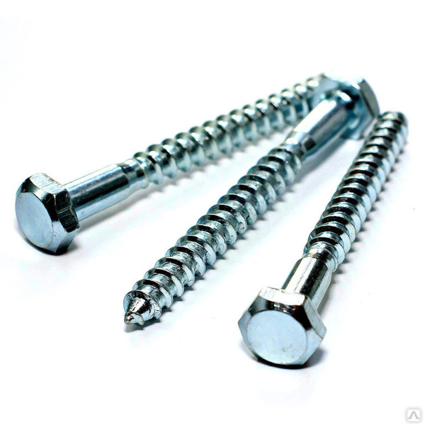 Шуруп для лаг и реек 10х110 (глухарь) с шест. гол. Zn