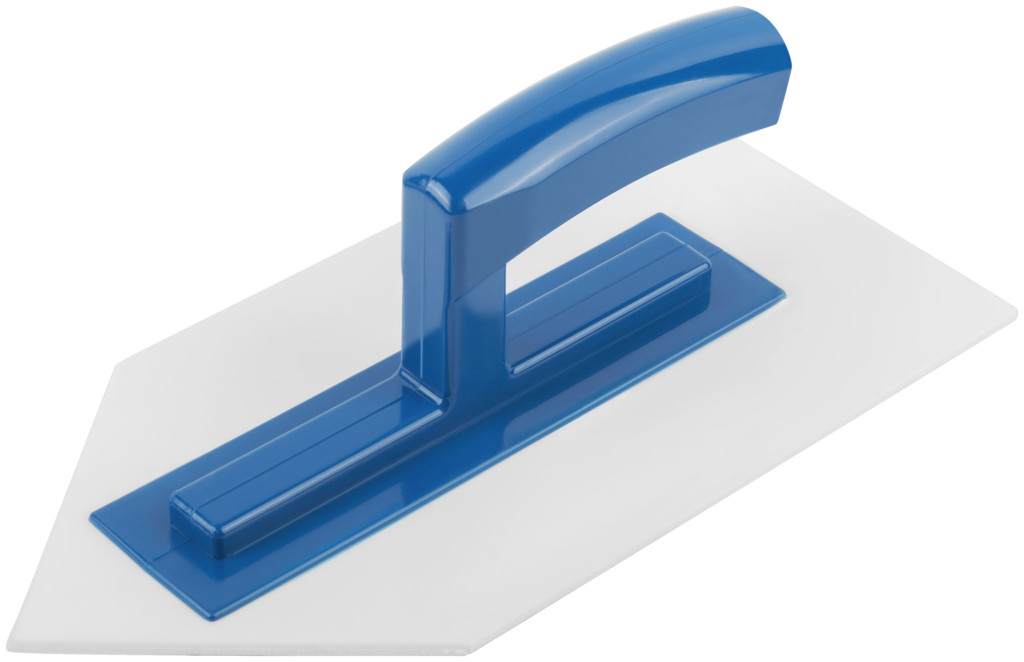 Гладилка пластиковая 280х140мм х 3мм угловая Курс 05129