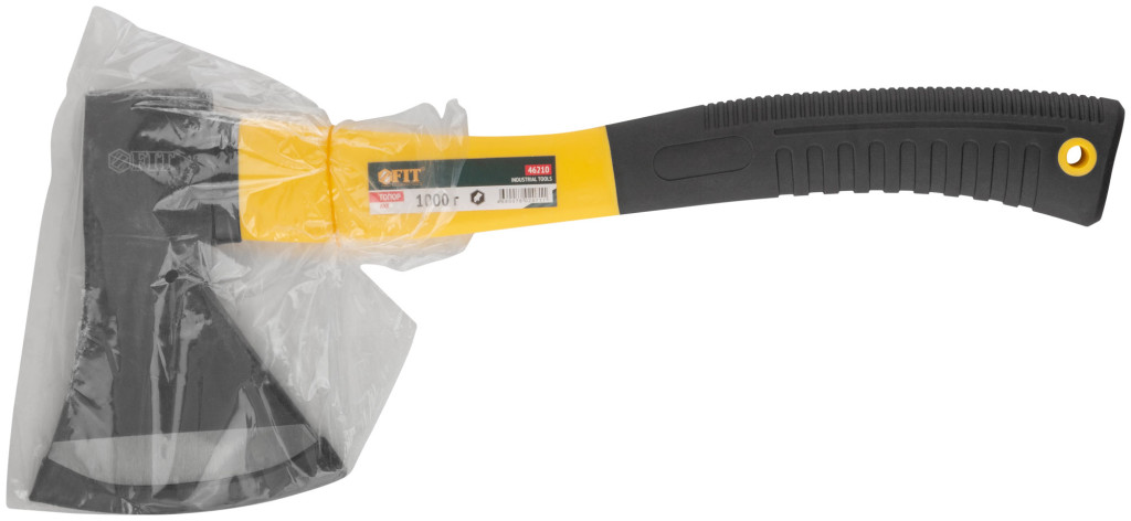 Топор кованый с фиберглассовой ручкой усилен. 1,0кг (46210)
