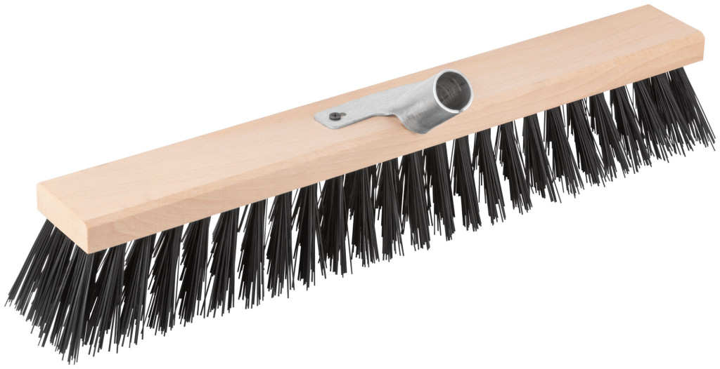 Щетка уличная деревянная жесткая щетина "Профи" 600х65мм 5-ти рядная 68058