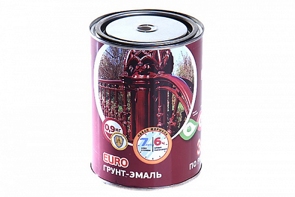 Грунт-эмаль 3 в 1 по ржавчине серый 7004 0,9кг Олеколор (OLECOLOR)