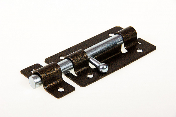 Задвижка дверная ЗД-01 круглая бронза КУНГУР