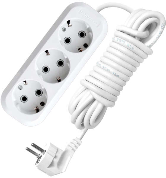 Удлинитель Universal 3гн с/з 5м Е303 ПВС 3х1 (9631978)