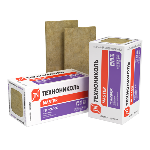Утеплитель Техноблок (базальт) 1200х600х100 (4 плит) пл 45 (2,88м2; 0,288м3) - фото 1