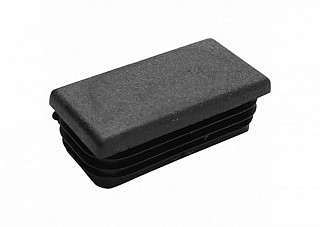 Заглушка 20х40мм для профильной трубы черная внутренняя