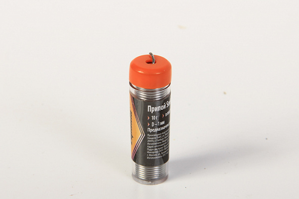 Припой Sn60Pb40, d=1мм, 10г в тубе (913305)