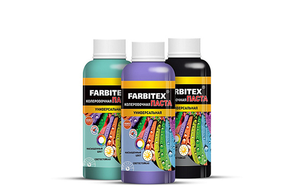 Колер черный универсальный 0,1л Фарбитекс (Farbitex)