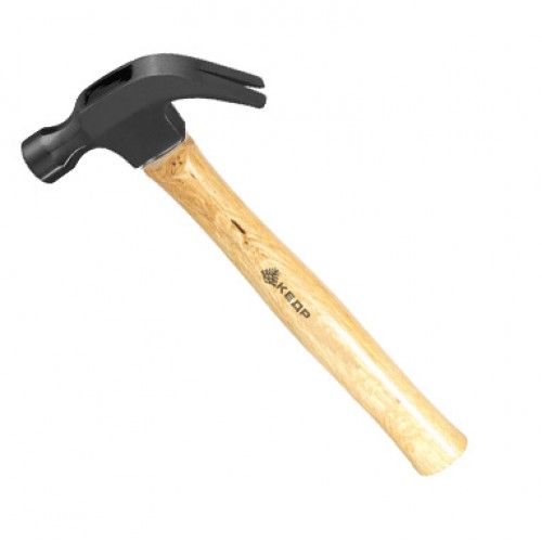 Молоток-гвоздодер кованый 0,56кг деревянная рукоятка Кедр 024-0560