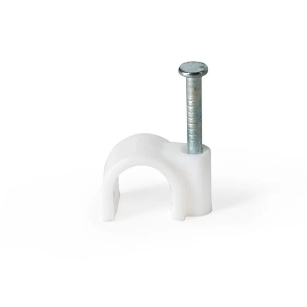 Скоба 6мм плоская пластиковая SQ0513-0010