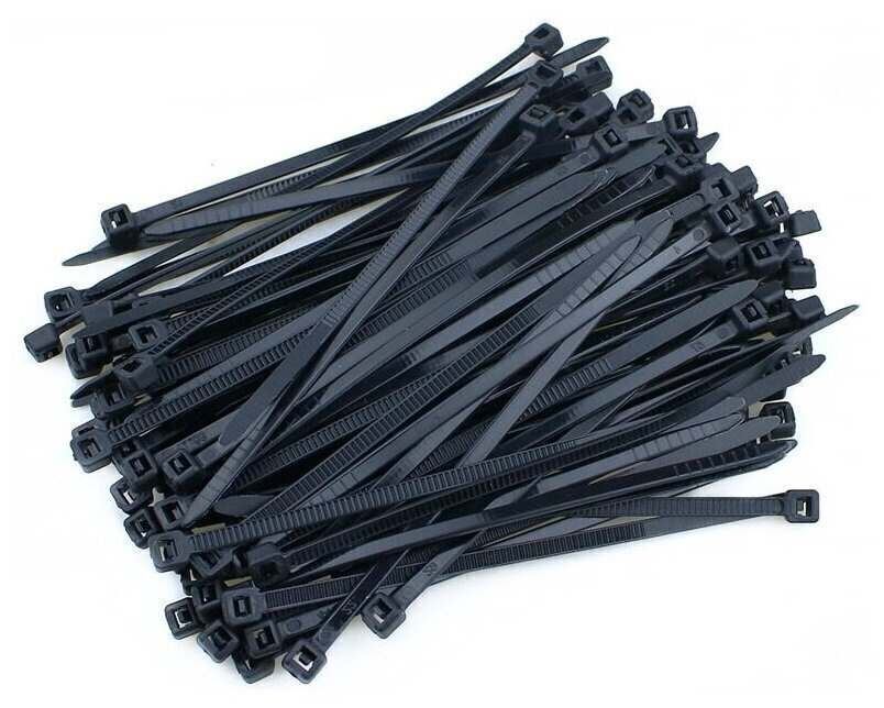 Хомут 3,0х100мм морозостойкие (2,5мм, 100шт) черные Арктик