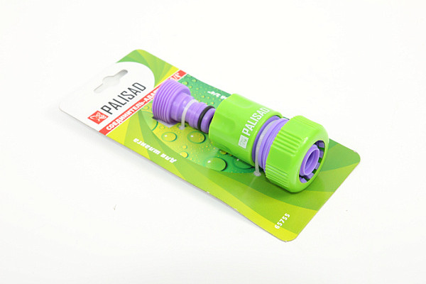 Соединитель для шлангов 3/4 ВР пласт. быстросъемный "PALISAD" 65755