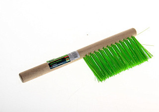 Щетка-сметка СИБРТЕХ 3-рядная, 280мм, деревянная ручка (84628)