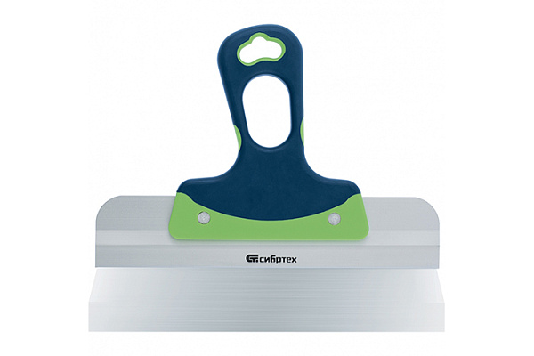 Шпатель нерж. фасадный 100мм 2-компонентная ручка (12-0-410)