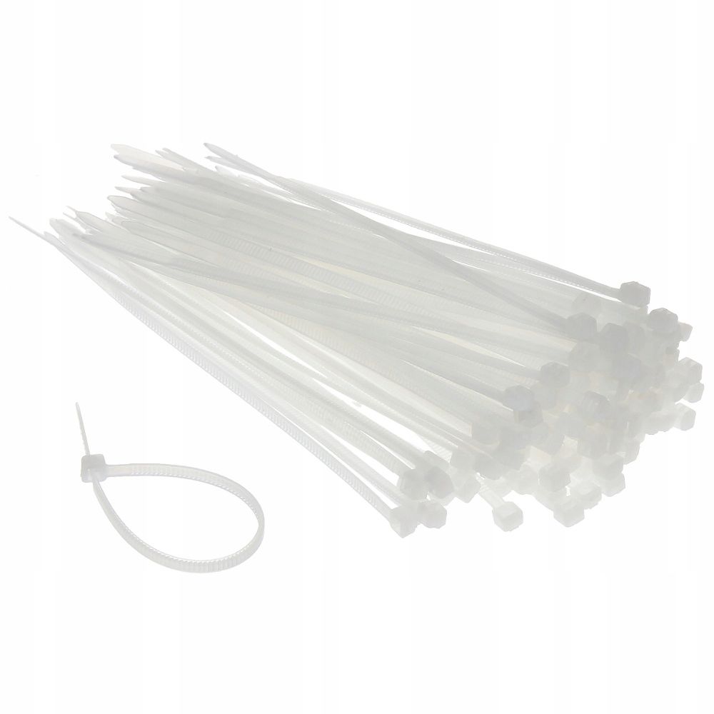 Хомут 3,6х200мм нейлон (100шт) белые 0515-0121