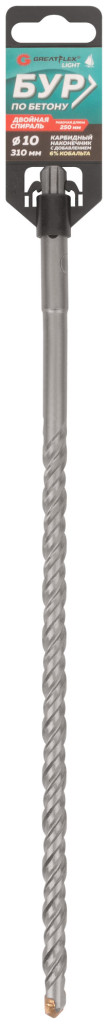 Бур SDS Plus 10х310х250 по бетону GreatFlex Light 56-10310