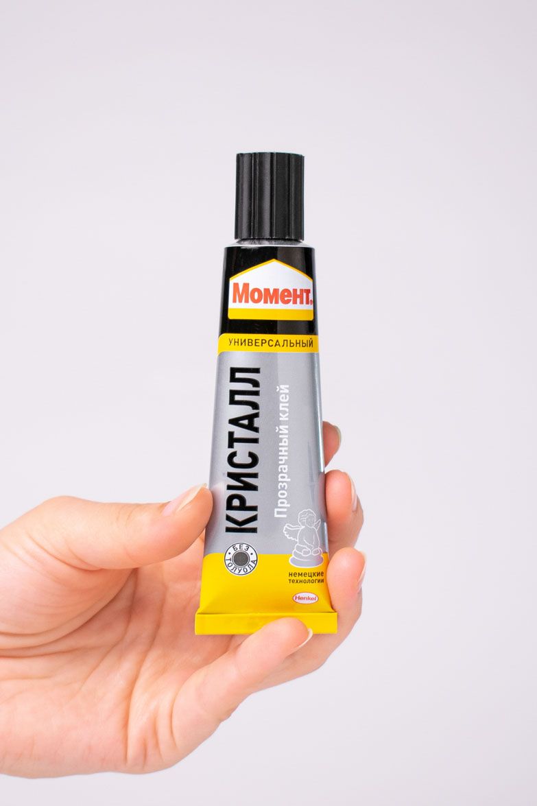 Клей Момент Кристалл универсальный 30мл полиуретановый прозрачный